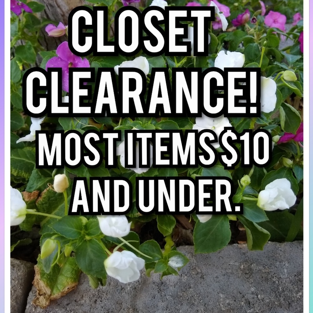 Everything must go!